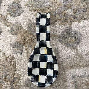 MacKenzie-Childs Courtney Check Elegant Spoon Rest